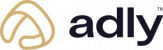 Adly Logo - Outline Gold